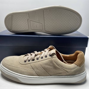 Peter Millar Vantage Suede Sneaker Casual Shoes Beige Men's SZ 9 (MS23XF51)