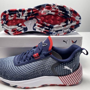 Puma Volition Fusion Crush Sport Golf Shoes Navy Men's SZ 10.5 (309784 01)
