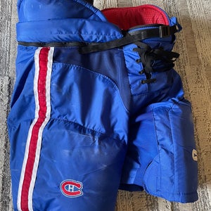 Pro Stock CCM HP45X Hockey Pants Large Montreal Canadiens 2