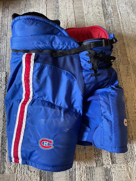 Pro Stock CCM HP45X Hockey Pants Large Montreal Canadiens 2