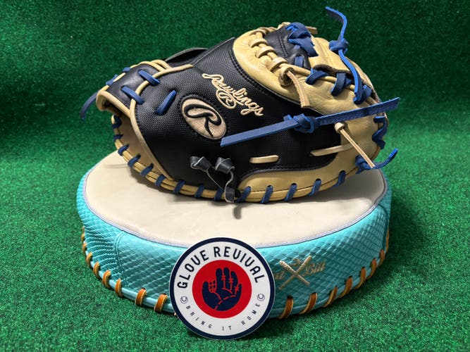 Rawlings Heart of the Hide RH Catcher's Baseball Glove 34" (Used)