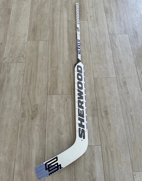 NEW Sherwood Rekker Element 2 Hockey Goalie Sticks (2-Pack of Blue On White)