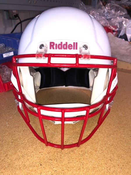 USED RIDDELL SPEED ADULT HELMET - MEDIUIM - METALLIC WHITE