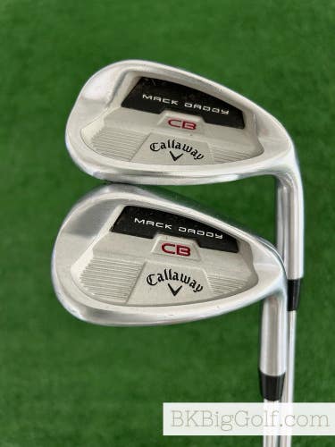 Callaway Mack Daddy CB Chrome 2 Wedge Set (54 & 58 Degrees)