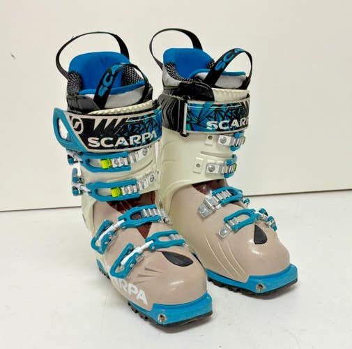 Scarpa Freedom Carbon Core Tech Pin Women's AT Ski Boots MDP 22.5 US 5.5
