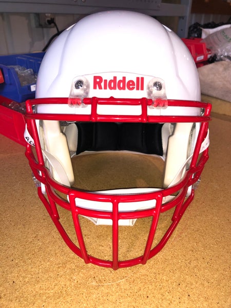 USED RIDDELL SPEED ADULT HELMET - MEDIUIM - METALLIC WHITE