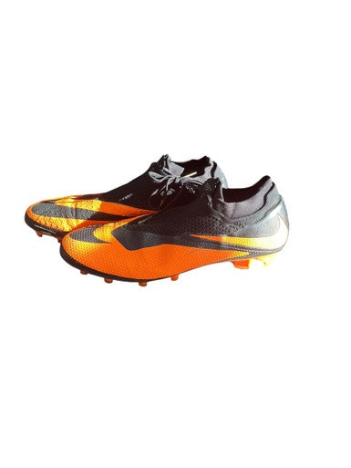 Used Nike Soccer Cleats Black And Orange Senior 13 11833-S000166591