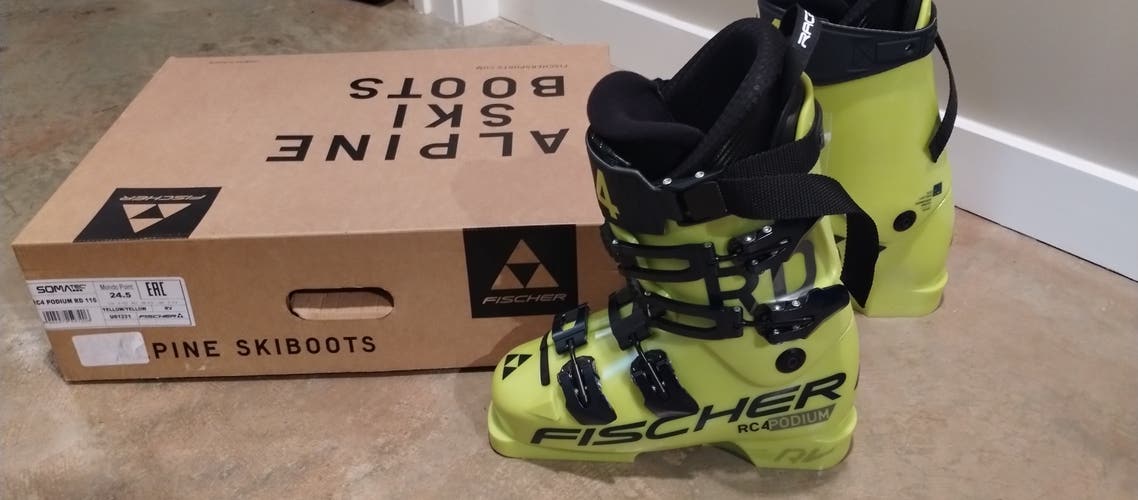 Fischer RC4 Podium RD 110 Ski Boots - Racing - 110 Flex / Size 24.5 / Last 92mm