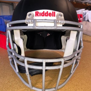 USED RIDDELL SPEED ADULT HELMET - LARGE - FLAT BLACK