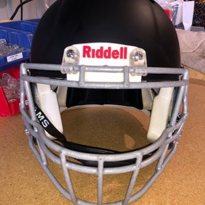 USED RIDDELL SPEED ADULT HELMET - LARGE - FLAT BLACK