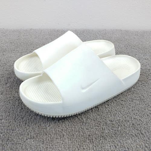 Nike Calm Slide Sandal Womens Size 8 Shoes Slip On Comfort White Sail