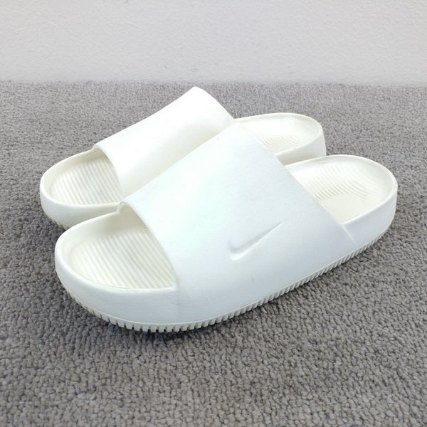 Nike Calm Slide Sandal Womens Size 8 Shoes Slip On Comfort White Sail