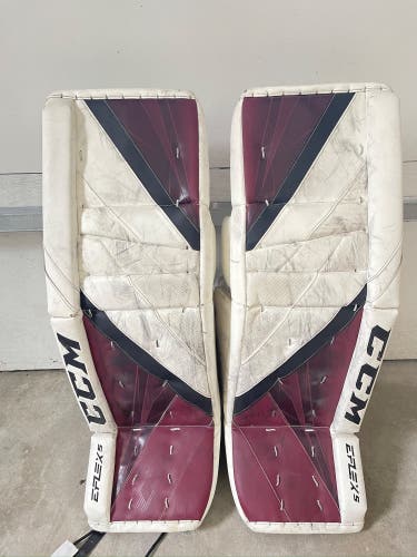 Large 2024 CCM Goalie Leg Pads (Used)