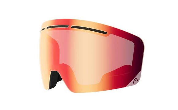 NEW HEAD spare Helmet  lens visor for Cinema helmet size  M/L red/yellow
