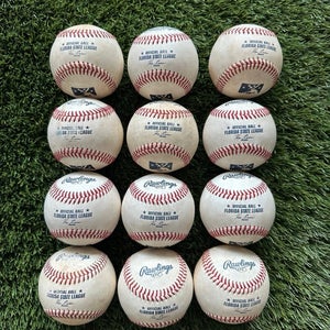 Game used Florida State League Minor League Baseballs