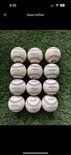 Game used Florida State League Minor League Baseballs
