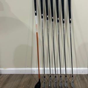 Men's PXG 0311 XP GEN6 Right Handed Iron Set Stiff Flex (7 Clubs) #4H, #5 - #9, PW Steel Shaft (Used