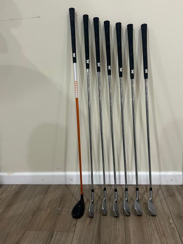 Men's PXG 0311 XP GEN6 Right Handed Iron Set Stiff Flex (7 Clubs) #4H, #5 - #9, PW Steel Shaft (Used