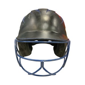 Used BoomBah BBH2 Batting Helmet w/Mask Navy Blue SM 11859-S000026358