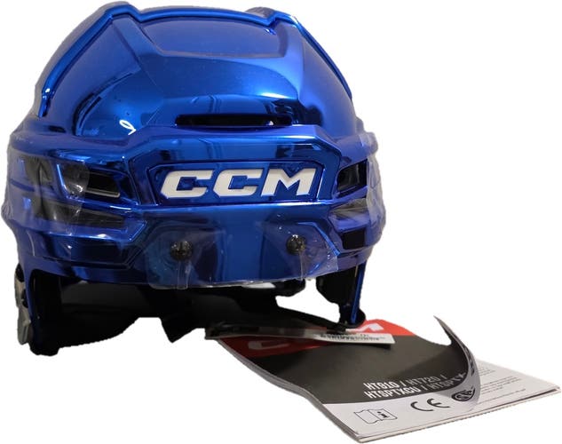 Vancouver Canucks Blue Metallic CCM Tacks 910 Helmet Pro Stock (New)