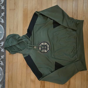 Green Men's Large Adidas Sweatshirt (Used)