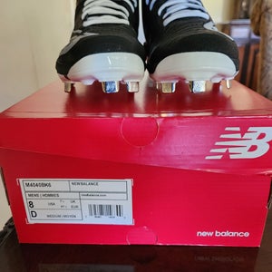 Black Men's Size M 8.0 (W 9.0) New Balance High Top Metal (New)