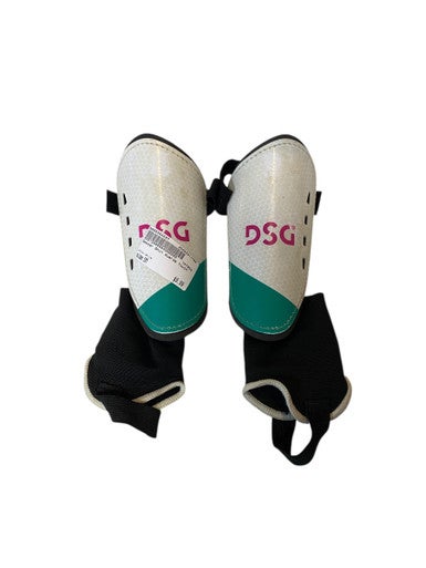 Used Soccer Shin Guards Youth White SM 11706-S000364697
