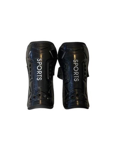 Used Adidas Soccer Shin Guards Youth Black SM 11706-S000364861
