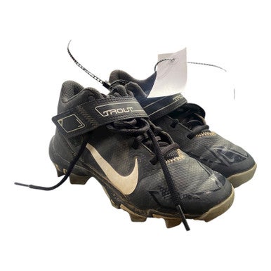 Used Nike TROUT 27 BB/SB Cleats Black Junior 01 11375-S000367134