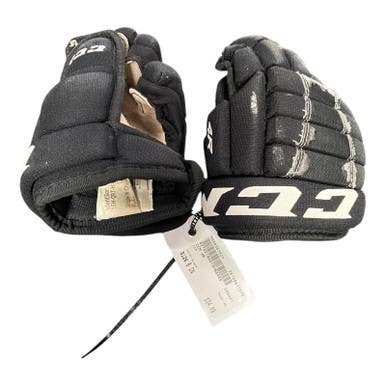 Used CCM 4R Junior Gloves Black 8" 11375-S000367527