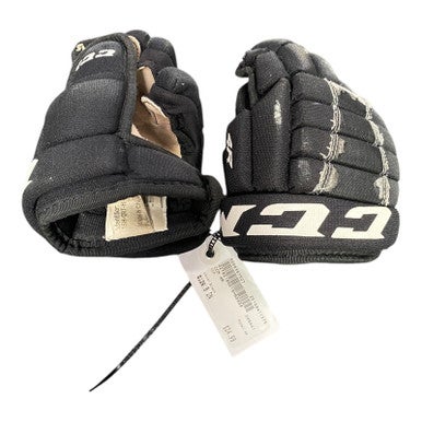 Used CCM 4R Junior Gloves Black 8" 11375-S000367527
