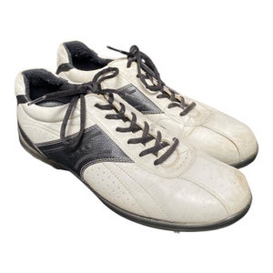 Used Ecco Mens Golf Shoes White Senior 9 11375-S000367540