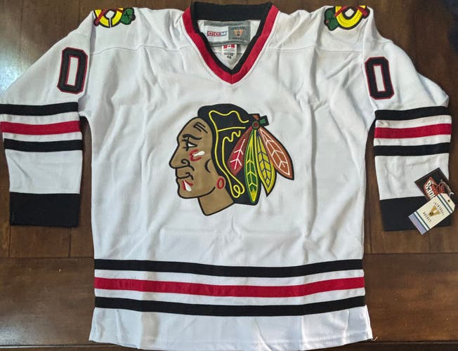 Christmas Vacation Clark Griswold Chicago Blackhawks Jersey Size Medium