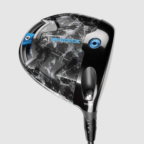 Callaway Paradym Ai Smoke MAX Driver 10.5* (MCA Tensei AV Blue 55 Regular)  Golf