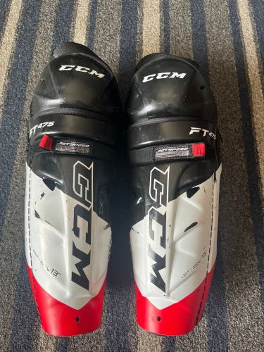 Junior CCM Jetspeed FT475 13" Shin Pads (Used)