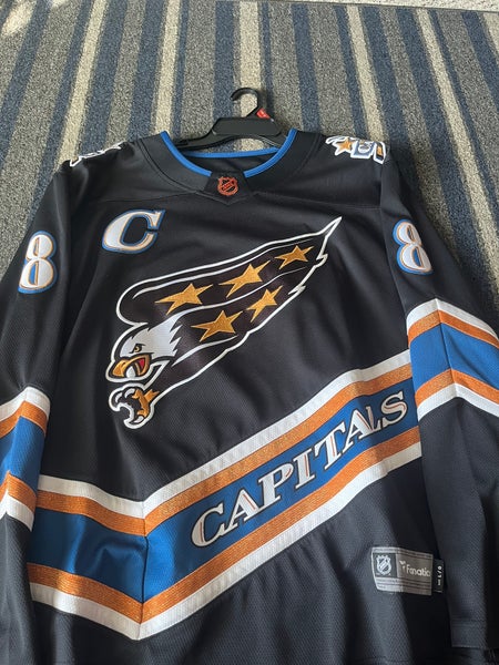Alex Ovechkin Washington Capitals 2022-23 Reverse-Retro Hockey Jersey (Used-Like New)