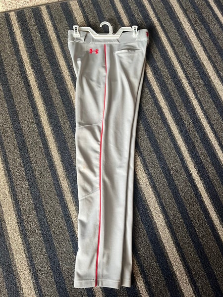 Gray Men's Small Adult Under Armour Game Pants (Used)