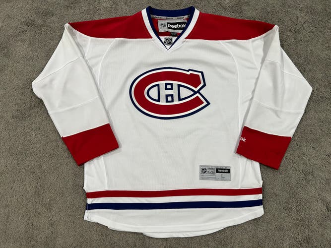 White Large Men's Reebok Jersey (Used)