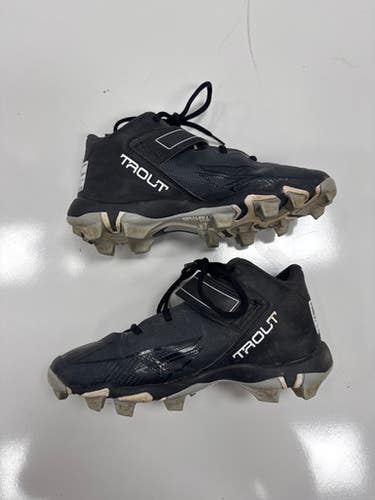 Used Nike TROUT BB/SB Cleats Black Junior 06 11860-S000299353