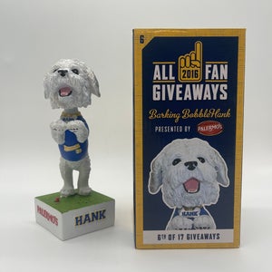 Hank The Dog Milwaukee Brewers Bobblehead