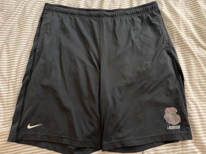 Team Issued Cornell Lacrosse Nike Dri-Fit Shorts