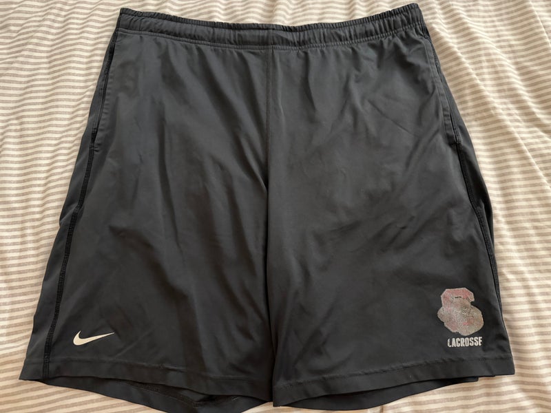 Team Issued Cornell Lacrosse Nike Dri-Fit Shorts