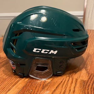 Medium CCM Tacks 310 Helmet Forest Green (Lightly Used)