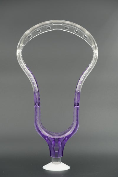 Custom Dyed N20 Lacrosse Head – Clear-to-Purple Fade – Unstrung