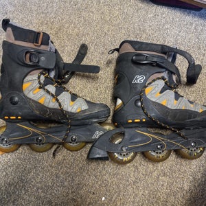 K2 Flight 76-M Inline Skates Size 9 (Used)