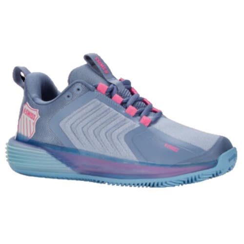 *NIB* WOMEN'S K-SWISS ULTRASHOT 3 HB/CLAY TENNIS SHOES (INFINITY/BLZZRD) SZ 7