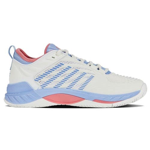 *NIB* WOMEN'S K-SWISS HYPERCOURT SUPREME 2 TENNIS SHOES (WHT/AIR/STRWBRY) SZ 6