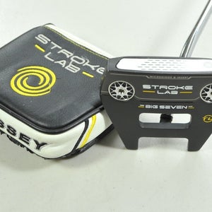Odyssey Stroke Lab Big Seven TU Toe Up 38" Putter RH Stroke Lab Steel # 201671