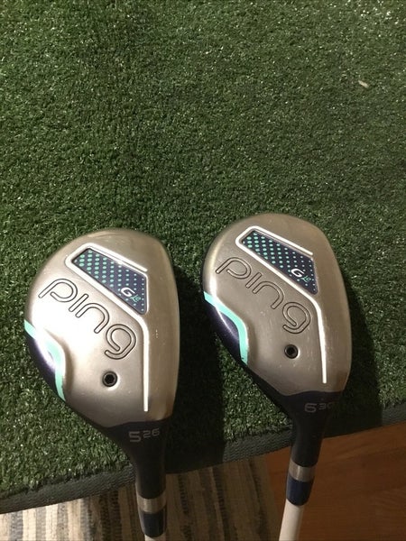 Ping Ladies G Le Hybrids Set (5 Hybrid & 6 Hybrid) ULT 230 Graphite Shafts