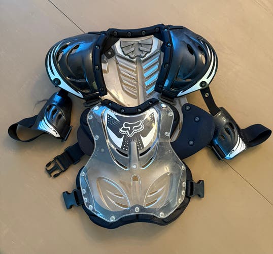 Fox Racing R3 Roost Deflector Black Motocross Chest Protector